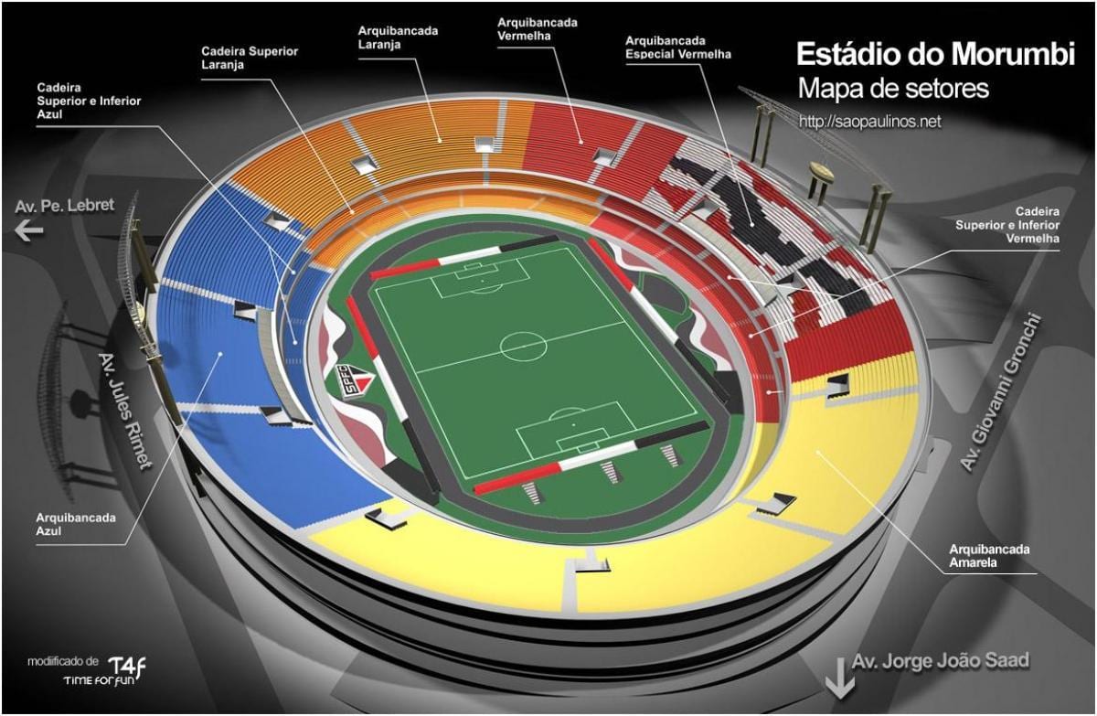 São Paulo-Stadion anzeigen